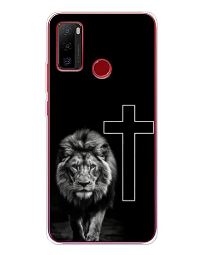 Чехол для Ulefone Note 10 с картинкой «Лев и Крест»