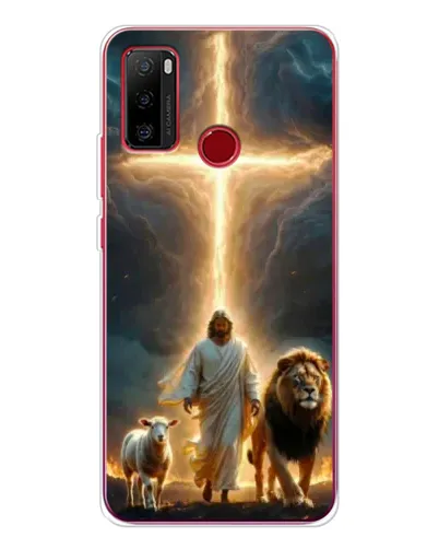 Чехол для Ulefone Note 10 с картинкой «Лев Иуды и Свет»