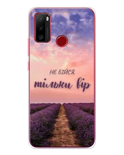 Чехол для Ulefone Note 10 с картинкой «Не бойся — веруй»
