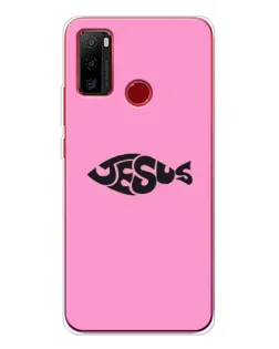 Чехол для Ulefone Note 10 с картинкой «Розовый символ  Jesus»