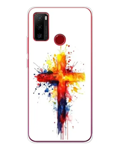 Чехол для Ulefone Note 10 с картинкой «Акварельный крест»