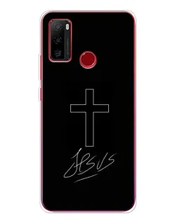 Чохол для Ulefone Note 10 з картинкою «Графічний хрест Jesus»
