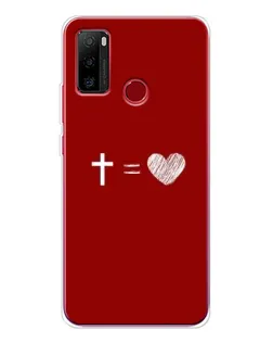 Чохол для Ulefone Note 10 з картинкою «Рівняння любові»