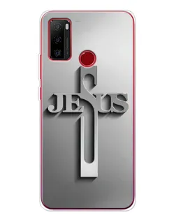 Чохол для Ulefone Note 10 з картинкою «Металевий хрест Jesus»