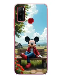 Чохол для Ulefone Note 10 з картинкою «Міккі на лавці»