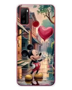 Чехол для Ulefone Note 10 с картинкой «Микки и шарик-сердце»