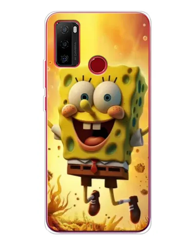 Чохол для Ulefone Note 10 з картинкою «Губка Боб стрибає»