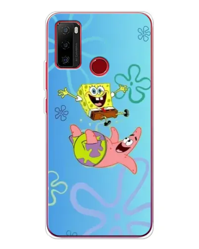 Чохол для Ulefone Note 10 з картинкою «Спанч Боб та Патрік»