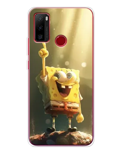 Чохол для Ulefone Note 10 з картинкою «Сяючий Спанч Боб»