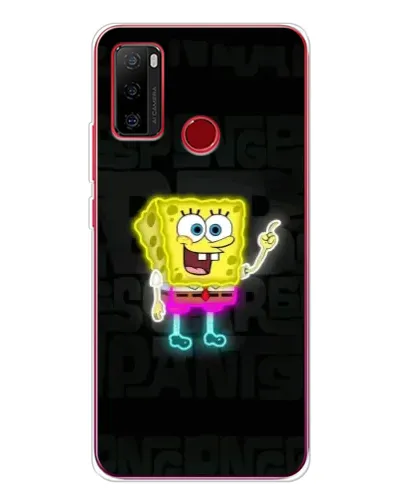 Чохол для Ulefone Note 10 з картинкою «Неоновий Губка Боб»