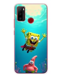 Чохол для Ulefone Note 10 з картинкою «Спанч Боб під водою»