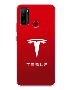 Чехол для Ulefone Note 10 с картинкой «Tesla Red Classic»