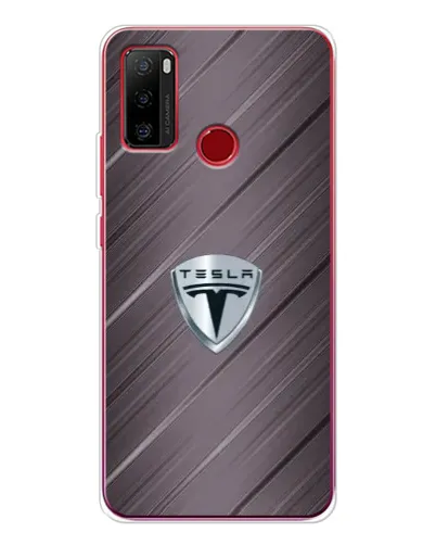 Чехол для Ulefone Note 10 с картинкой «Металлическая текстура Tesla» Чехол для Ulefone Note 10 с картинкой «Металлическая текстура Tesla»