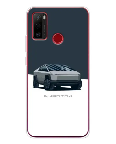 Чехол для Ulefone Note 10 с картинкой «Серебристый Cybertruck Tesla» Чехол для Ulefone Note 10 с картинкой «Серебристый Cybertruck Tesla»