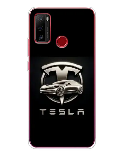 Чехол для Ulefone Note 10 с картинкой «Tesla — серебристое авто» Чехол для Ulefone Note 10 с картинкой «Tesla — серебристое авто»