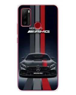 Чехол для Ulefone Note 10 с картинкой «Mercedes — белый карбон»