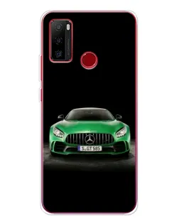 Чохол для Ulefone Note 10 з картинкою «Mercedes — неоновий лого»