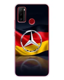 Чохол для Ulefone Note 10 з картинкою «Mercedes — прапор Німеччини»