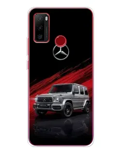 Чохол для Ulefone Note 10 з картинкою «Mercedes G-Class червоний»