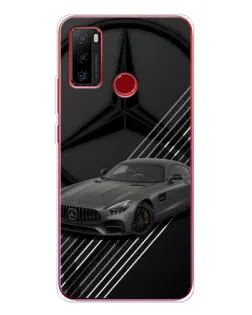 Чохол для Ulefone Note 10 з картинкою «Mercedes AMG — графіка»