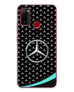 Чохол для Ulefone Note 10 з картинкою «Mercedes — бірюзовий акцент»