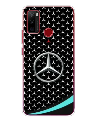 Чохол для Ulefone Note 10 з картинкою «Mercedes — бірюзовий акцент»