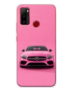 Чохол для Ulefone Note 10 з картинкою «Рожевий Mercedes AMG»