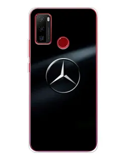 Чохол для Ulefone Note 10 з картинкою «Mercedes на металі»