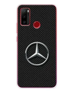 Чохол для Ulefone Note 10 з картинкою «Карбоновий Mercedes стиль»