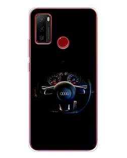 Чехол для Ulefone Note 10 с картинкой «Салон Audi — руль»