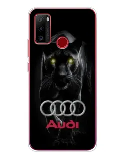 Чохол для Ulefone Note 10 з картинкою «Пантера та Audi»