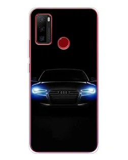 Чохол для Ulefone Note 10 з картинкою «Audi в неоні»