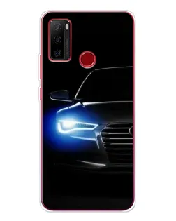 Чохол для Ulefone Note 10 з картинкою «Неоновий погляд Audi»