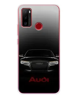 Чохол для Ulefone Note 10 з картинкою «Audi — градієнтний контур»