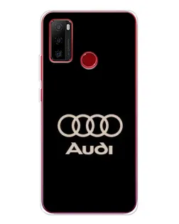 Чохол для Ulefone Note 10 з картинкою «Audi — золотий логотип»