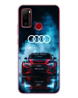 Чохол для Ulefone Note 10 з картинкою «Audi Sport — неон»