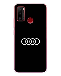 Чохол для Ulefone Note 10 з картинкою «Audi White Logo»