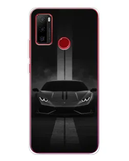 Чехол для Ulefone Note 10 с картинкой «Lamborghini симметрия дорог»