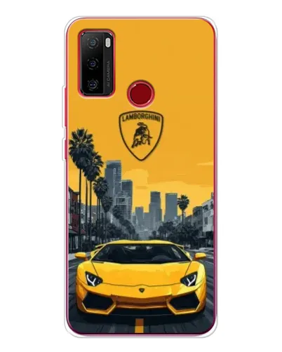 Чехол для Ulefone Note 10 с картинкой «Желтый Lamborghini город» Чехол для Ulefone Note 10 с картинкой «Желтый Lamborghini город»