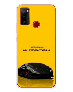 Чехол для Ulefone Note 10 с картинкой «Lamborghini Huracan черный»