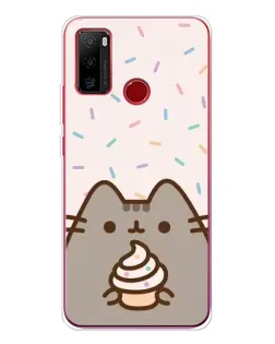 Чехол для Ulefone Note 10 с картинкой «Пушин с кексом»