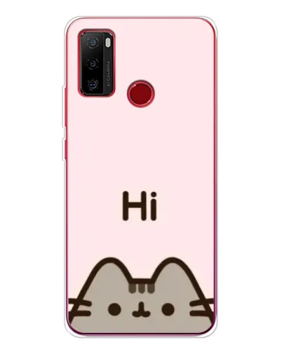 Чехол для Ulefone Note 10 с картинкой «Пушин говорит Hi» Чехол для Ulefone Note 10 с картинкой «Пушин говорит Hi»