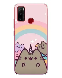 Чехол для Ulefone Note 10 с картинкой «Единорог Pusheen»