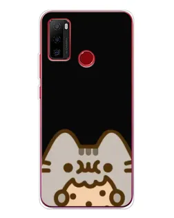 Чехол для Ulefone Note 10 с картинкой «Пушин на черном»