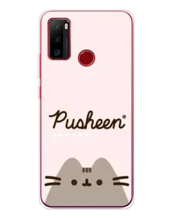 Чехол для Ulefone Note 10 с картинкой «Pusheen логотип»