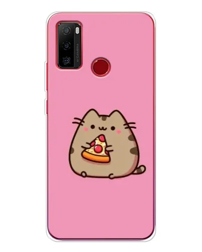 Чохол для Ulefone Note 10 з картинкою «Пушин із піцою»
