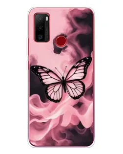Чохол для Ulefone Note 10 з картинкою «Метелик у диму»