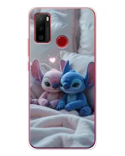 Чехол для Ulefone Note 10 с картинкой «Плюшевые Стич Ангел»