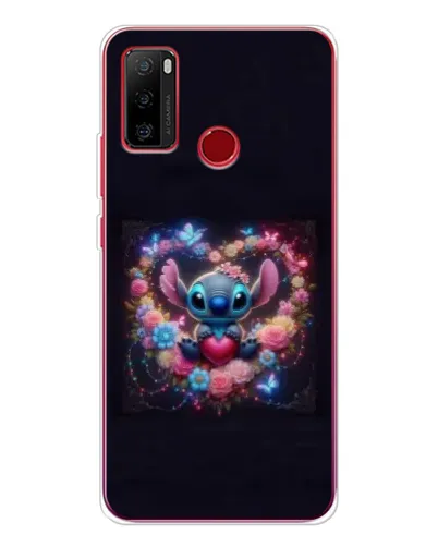 Чохол для Ulefone Note 10 з картинкою «Stitch у квітах»