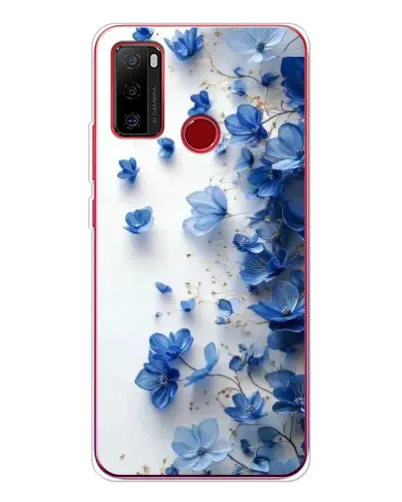 Чехол для Ulefone Note 10 с картинкой «Голубой цветочный каскад» Чехол для Ulefone Note 10 с картинкой «Голубой цветочный каскад»